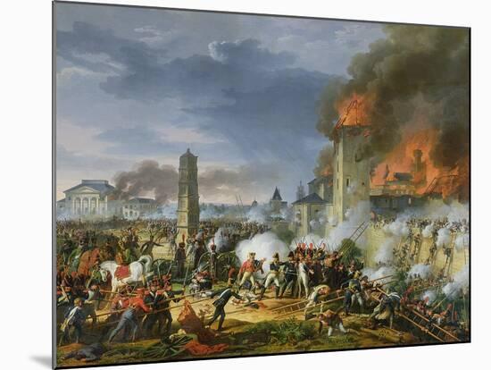 The Attack and Taking of Ratisbon, 23rd April 1809, 1810-Charles Thevenin-Mounted Giclee Print