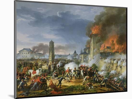 The Attack and Taking of Ratisbon, 23rd April 1809, 1810-Charles Thevenin-Mounted Giclee Print