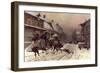 The Attack at Dawn, 1877-Alphonse Marie de Neuville-Framed Giclee Print