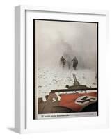 The Attack into the Unknown', German Troops Advancing on Stalingrad, from 'Signal'-null-Framed Giclee Print