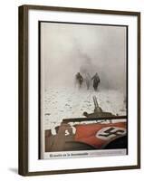 The Attack into the Unknown', German Troops Advancing on Stalingrad, from 'Signal'-null-Framed Giclee Print