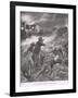 The Attack on a Train at Holfontein-George Soper-Framed Giclee Print