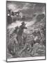 The Attack on a Train at Holfontein-George Soper-Mounted Giclee Print