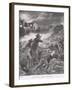 The Attack on a Train at Holfontein-George Soper-Framed Giclee Print