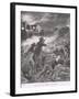 The Attack on a Train at Holfontein-George Soper-Framed Giclee Print