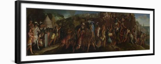 The Attack on Cartagena, after 1566-Giulio Licinio-Framed Premium Giclee Print