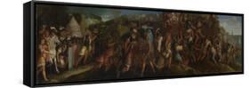 The Attack on Cartagena, after 1566-Giulio Licinio-Framed Stretched Canvas