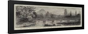 The Attack on Prince Bismarck, Bridge over the Saale at Kissingen Where Kullmann Was Arrested-null-Framed Giclee Print