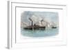 The Attack on Sabine Pass, Texas, American Civil War, 8 September 1863-null-Framed Giclee Print