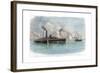 The Attack on Sabine Pass, Texas, American Civil War, 8 September 1863-null-Framed Giclee Print