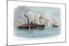 The Attack on Sabine Pass, Texas, American Civil War, 8 September 1863-null-Mounted Giclee Print