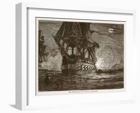 The Attack on St Paul'S-null-Framed Giclee Print