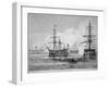 The Attack on Sullivan's Island, June 28th 1776-American School-Framed Giclee Print