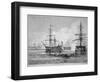 The Attack on Sullivan's Island, June 28th 1776-American School-Framed Giclee Print