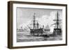 The Attack on Sullivan's Island, South Carolina, 1776-null-Framed Giclee Print