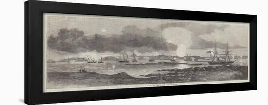 The Attack on Sveaborg-null-Framed Giclee Print