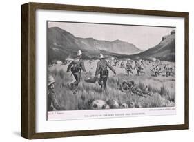 The Attack on the Boer Position Near Fouriesburg-Percy F.s. Spence-Framed Giclee Print