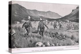 The Attack on the Boer Position Near Fouriesburg-Percy F.s. Spence-Stretched Canvas