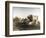 The Attack on the Emigrant Train-Charles Ferdinand Wimar-Framed Giclee Print