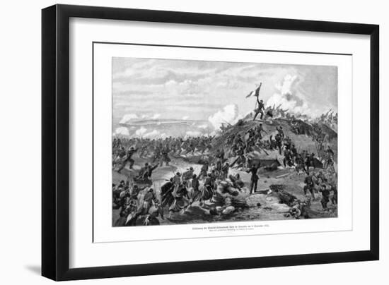 The Attack on the Malakoff, 1900-William Simpson-Framed Giclee Print