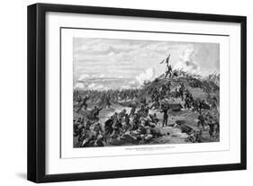 The Attack on the Malakoff, 1900-William Simpson-Framed Giclee Print