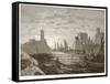 The Attack on the Piraeus (Litho)-English-Framed Stretched Canvas