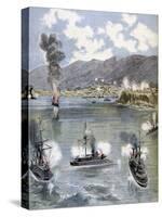 The Attack on Valparaiso, the Chilean Revolution, 1891-null-Stretched Canvas