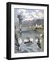 The Attack on Valparaiso, the Chilean Revolution, 1891-null-Framed Giclee Print