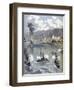 The Attack on Valparaiso, the Chilean Revolution, 1891-null-Framed Giclee Print