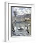 The Attack on Valparaiso, the Chilean Revolution, 1891-null-Framed Giclee Print