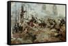 The Attack Upon the Chew House-Howard Pyle-Framed Stretched Canvas