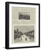 The Attack Upon the Czarevitch of Russia by a Japanese Policeman-null-Framed Giclee Print