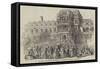 The Attempt to Assassinate King Louis Philippe, at the Tuileries-null-Framed Stretched Canvas