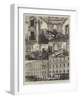 The Attempt to Blow Up Government Offices at Westminster-Frank Watkins-Framed Giclee Print