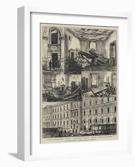 The Attempt to Blow Up Government Offices at Westminster-Frank Watkins-Framed Giclee Print