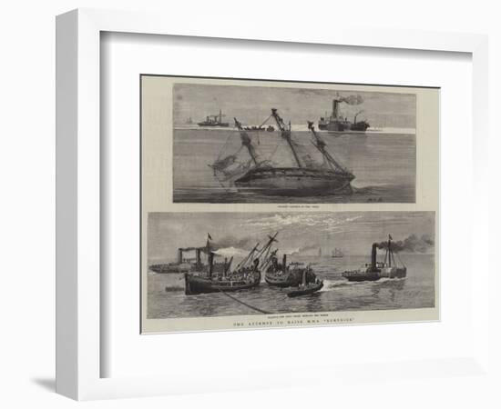 The Attempt to Raise HMS Eurydice-William Edward Atkins-Framed Giclee Print