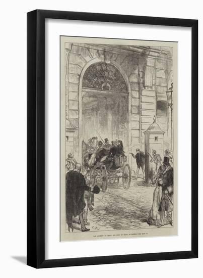 The Attempt to Shoot the King of Spain at Madrid-Charles Robinson-Framed Giclee Print