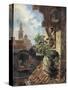 The Attic Room, 1862-Carl Spitzweg-Stretched Canvas