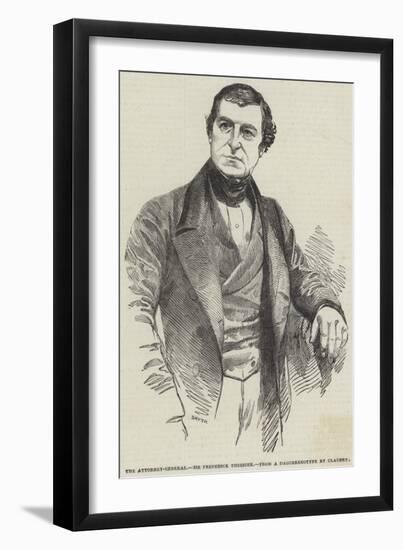 The Attorney-General, Sir Frederick Thesiger-null-Framed Giclee Print