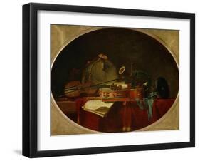 The Attributes of Civilian Music, 1767-Jean-Baptiste Simeon Chardin-Framed Giclee Print