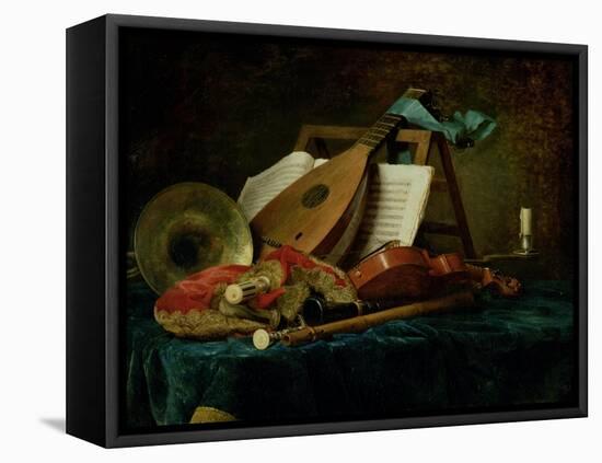 The Attributes of Music, 1770-Anne Vallayer-coster-Framed Stretched Canvas