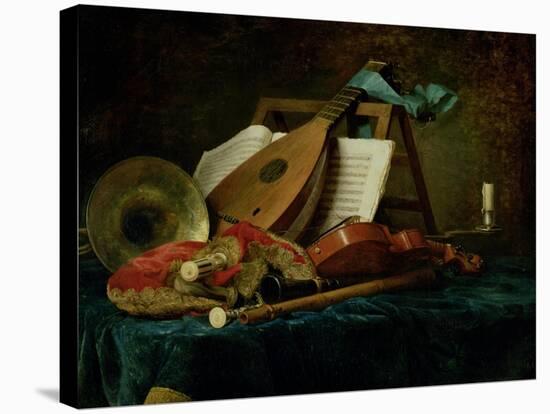 The Attributes of Music, 1770-Anne Vallayer-coster-Stretched Canvas