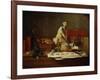 The Attributes of the Arts and Their Rewards, Painted for Catherine the Great, 1766-Jean-Baptiste Simeon Chardin-Framed Giclee Print