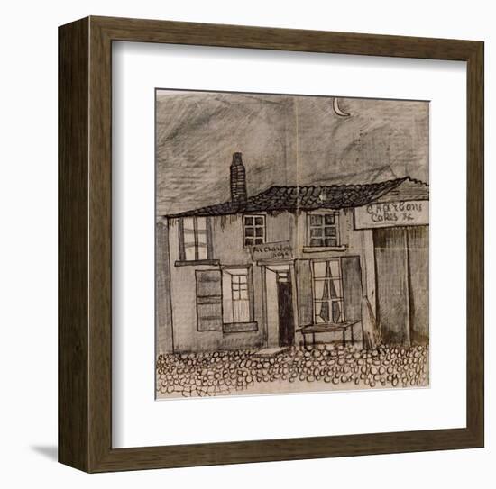 The Au Charbonnage Cafe-Vincent van Gogh-Framed Art Print