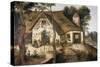 The Auberge Saint Michel-Pieter Bruegel the Elder-Stretched Canvas