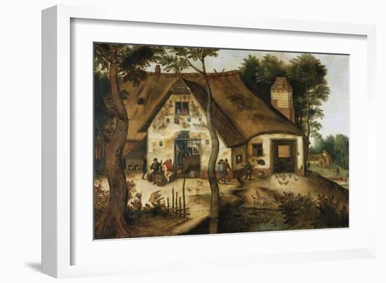 The Auberge Saint-Michel-Hendrik Avercamp-Framed Giclee Print