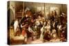 The Auction, 1863-John Morgan-Stretched Canvas