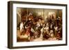 The Auction, 1863-John Morgan-Framed Giclee Print