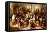 The Auction, 1863-John Morgan-Framed Stretched Canvas