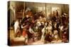 The Auction, 1863-John Morgan-Stretched Canvas